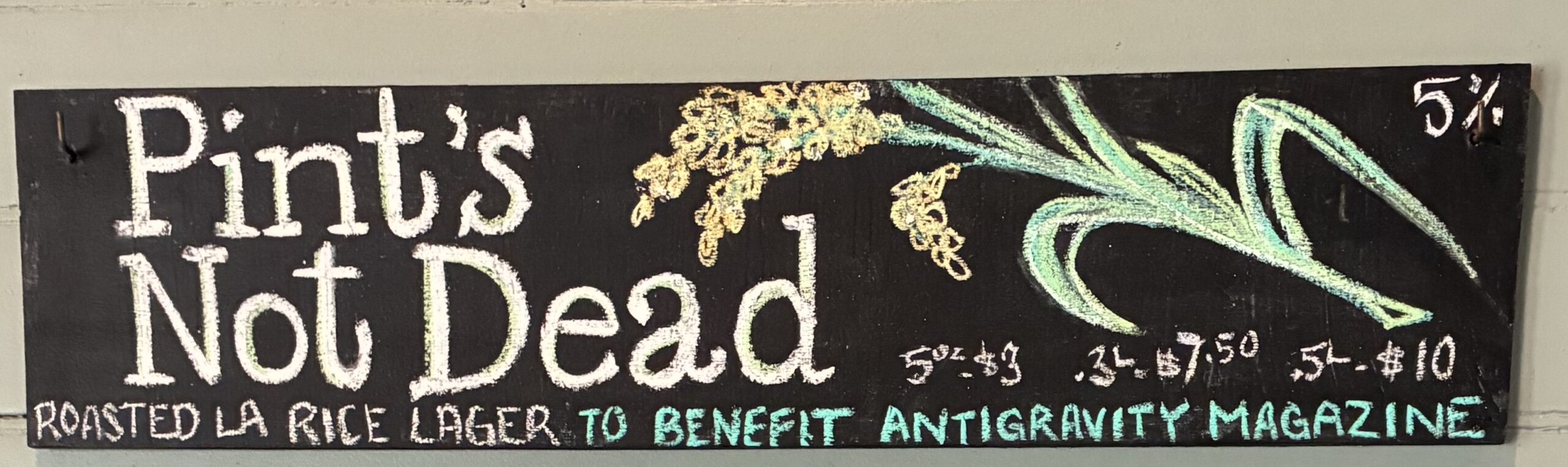 Pint's Not Dead - Antigravity Magazine